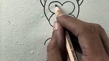 How_to draw_a_monkey_d_with_pencil(360p)