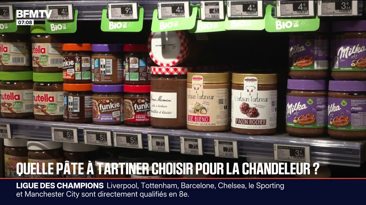 À l'approche de la Chandeleur, 60 millions de consommateurs a classé les meilleures et les pires pâtes à tartiner pour la santé