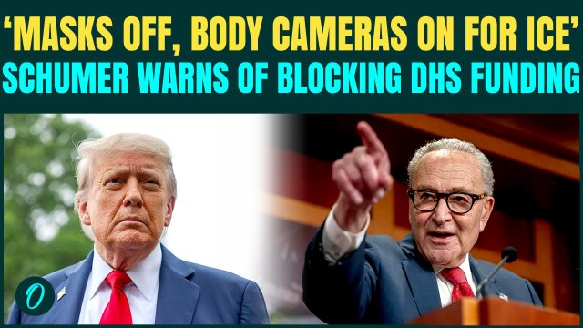 VIDEO: Chuck Schumer DEMANDS Accountability From ICE Agents Under Trump; WARNS to Block DHS Funding