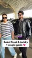 Rakul Preet Singh and Jackky Bhagnani turn heads as they make a stylish entrance at Mumbai airport, setting couple goals