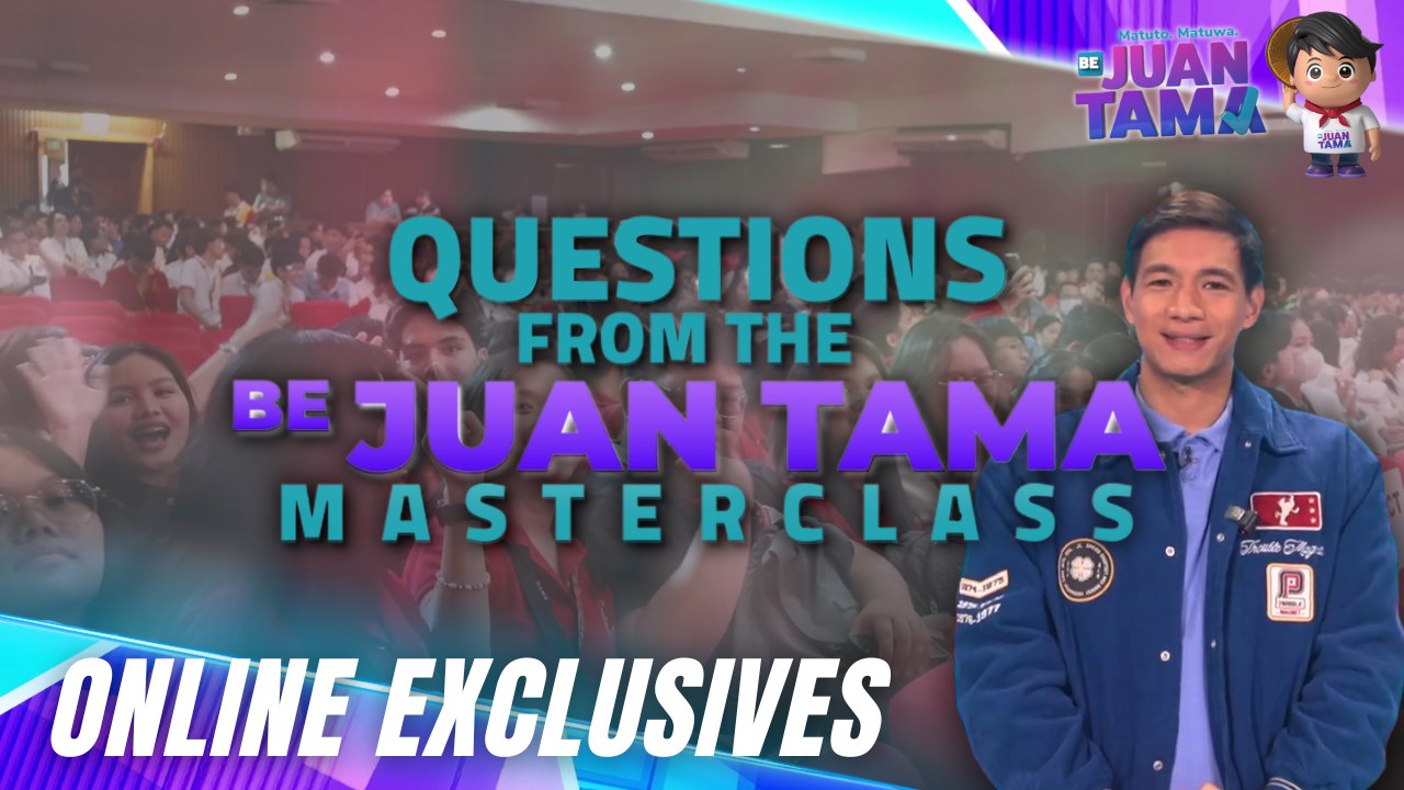 Be Juan Tama: 'Be Juan Tama' masterclass Q&A session with Chris Tiu! (Online Exclusives)