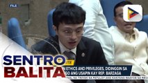 Posibleng pagpapalawig sa suspensyon kay Rep. Barzaga, didinggin susunod na linggo; Barzaga, hindi umano haharap at hindi rin natatakot sa banta na expulsion  | ulat ni Vel Custodio