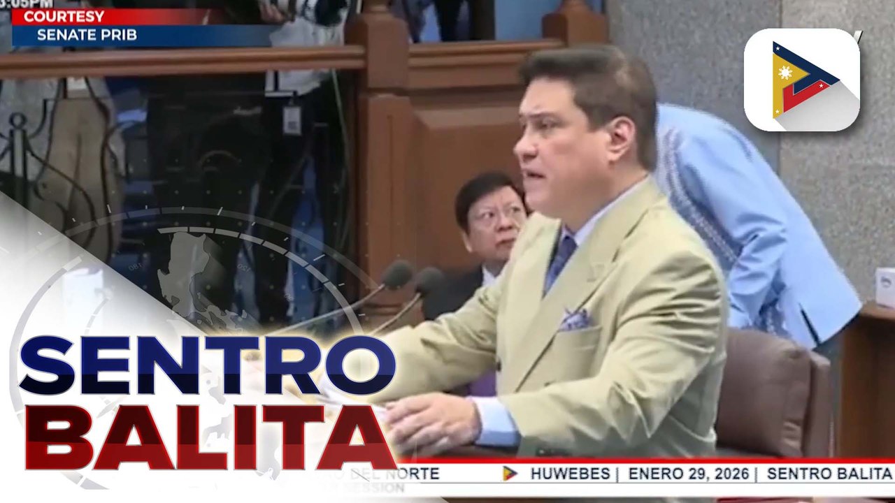 Sen. Zubiri, nilinaw na walang nakabinbin na reklamo vs. Sen. Dela Rosa at Sen. Villanueva | ulat ni Louisa Erispe