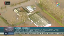 United Kingdom: Homes and cars submerged in floodwaters after Storm Chandra brought heavy rain