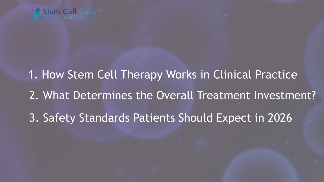 What to Expect from Stem Cell Therapy in India A 2026 Cost and Timeline Guide