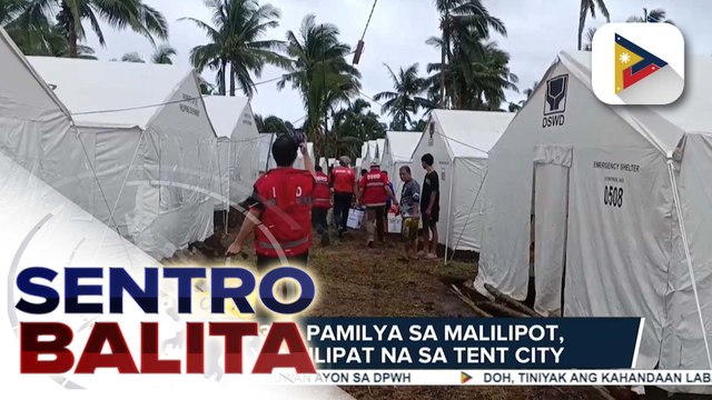 300 pamilya sa Malilipot, Albay, nailipat na sa tent city sa harap ng patuloy na pag-aalburoto ng Bulkang Mayon | ulat ni JM Olarte - Radyo Pilipinas-Albay
