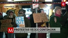 Protestas en Minneapolis contra ICE y pedido de expulsión tras tensiones y salidas de agentes
