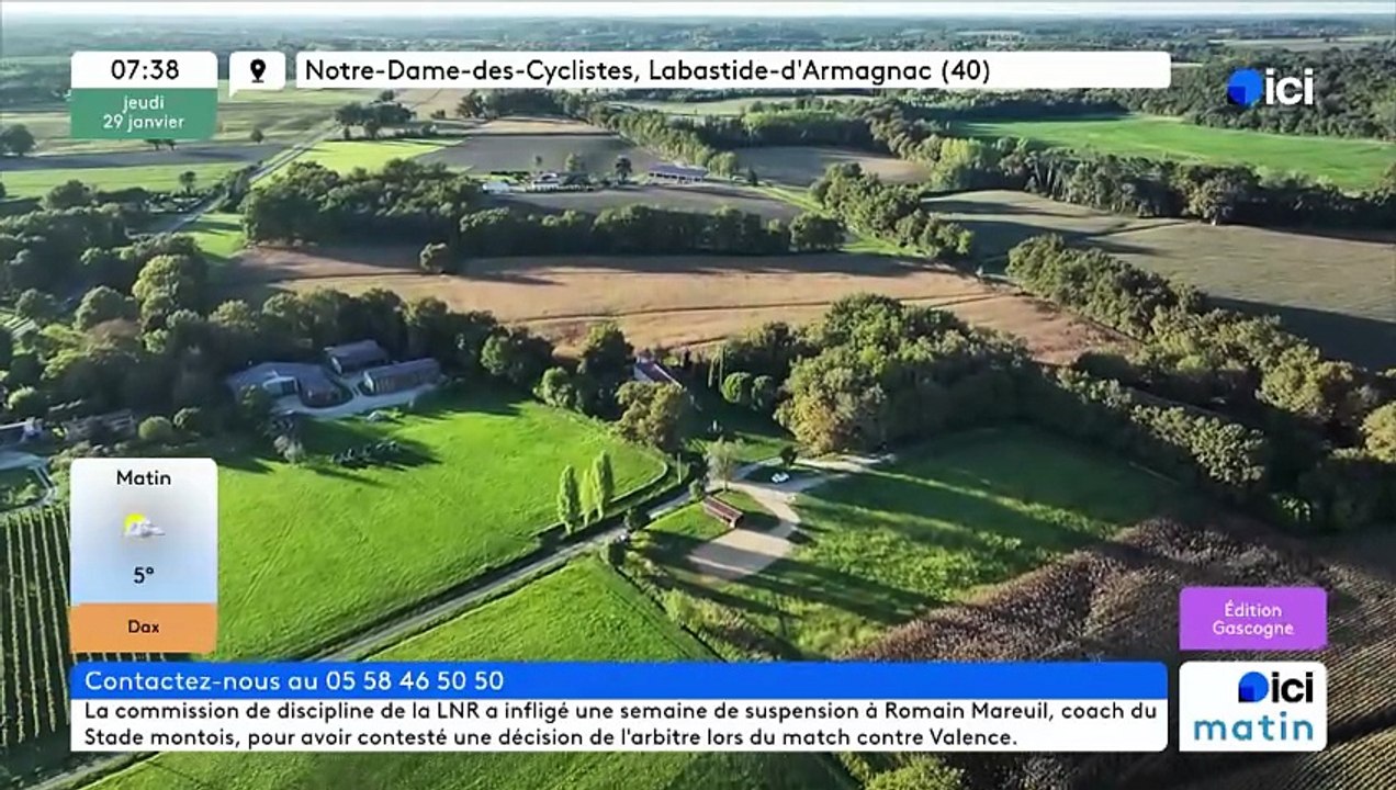 29/01/2026 - ici matin par ici Gascogne en vidéo