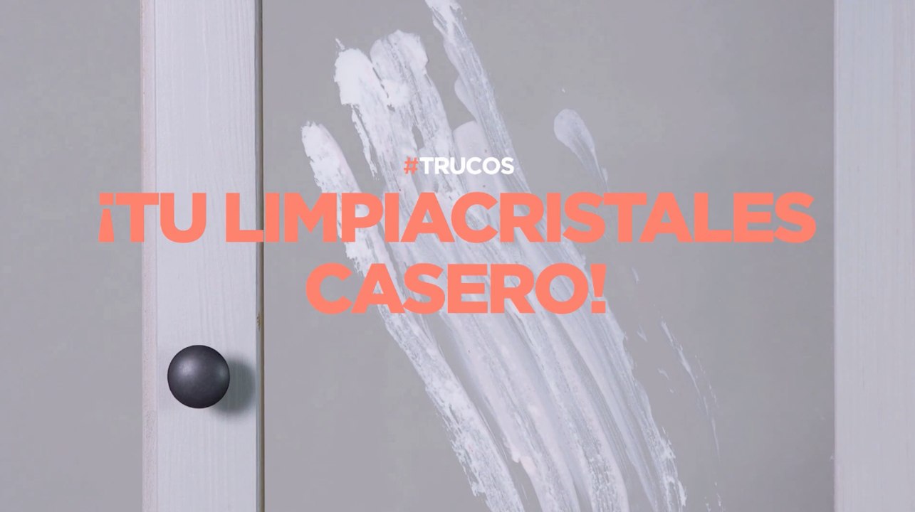 Un limpiacristales casero muy eficaz