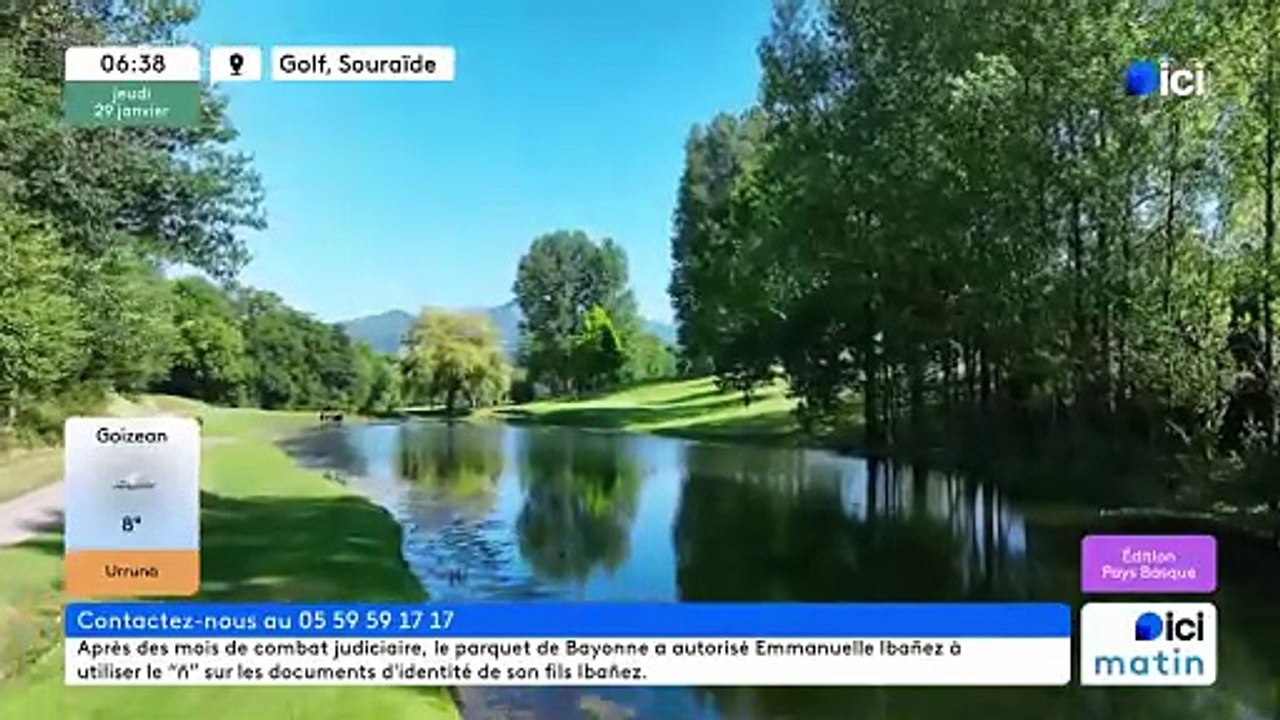 29/01/2026 - ici matin par ici Pays Basque en vidéo