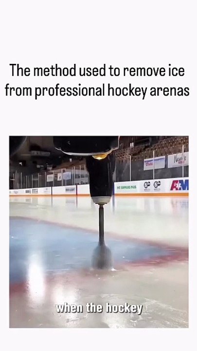 The Step-by-Step Ice Removal From an NHL Arena,