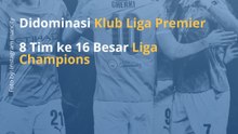 Didominasi Klub Liga Premier   8 Tim ke 16 Besar Liga Champions