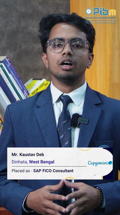 PIBM to Capgemini | SAP FICO Consultant | MBA & PGDM Placements |Kaustav Deb: Batch 2024–26