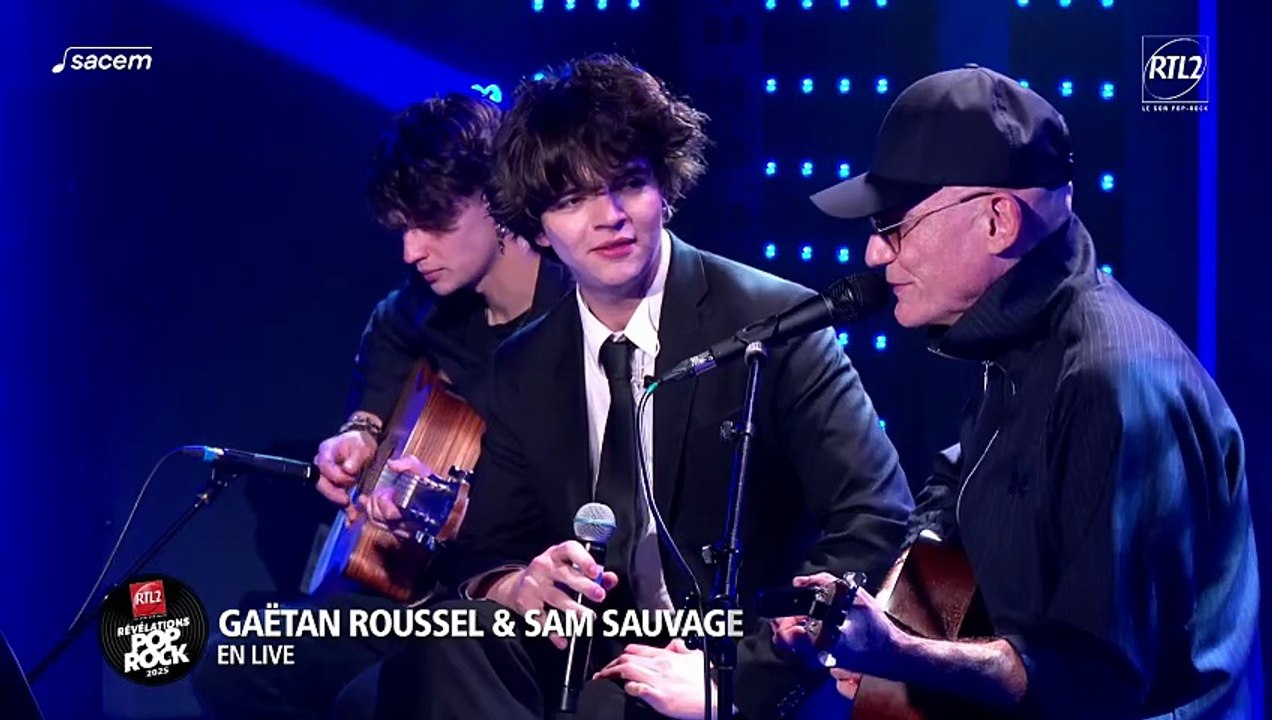 LIVE - Gaëtan Roussel & Sam Sauvage interprètent "Léa" - Les révélations Pop-Rock RTL2 2025 (28/01/26)