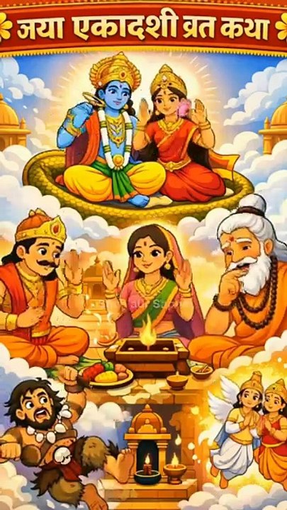 🙏 जया एकादशी व्रत की यह कहानी जीवन बदल देगी | Vishnu Katha Hindi #ekadashi  #ekadashikabhai