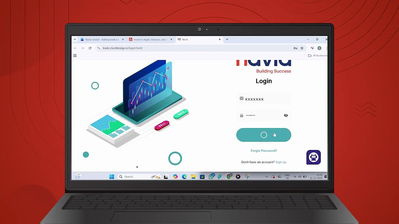 How to Add a Bank Account in Navia Global (Axis Bank) | Step-by-Step Deposit Guide