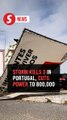 Storm Kristin knocks out power to 800,000 in Portugal and barrels into Spain