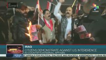 Iraq: Citizens demonstrate against U.S. interference in country’s internal affairs
