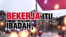 Bekerja itu ibadah, rezeki adalah urusan Allah—tidak akan tertukar, apalagi kesasar.
