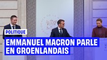 Emmanuel Macron se risque au groenlandais