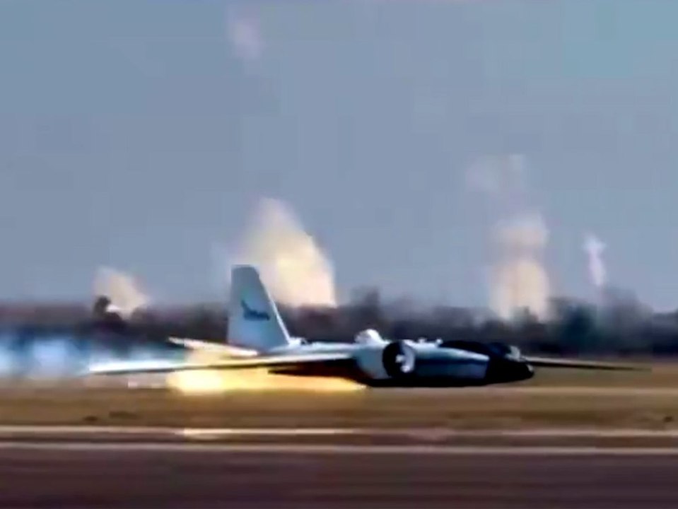 NASA-Flugzeug fällt bei Landung auf den Bauch