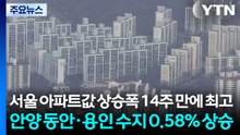 서울 아파트값 상승폭 14주 만에 최고...안양 동안·용인 수지 0.58% 상승 / YTN
