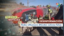 En España, la derecha y ultraderecha crea desinformación tras accidentes ferroviarios