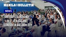 100 couples exchange "I do's" at Kasalang Lungsod in Malabon City