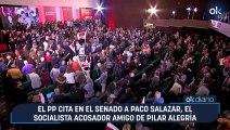 El PP cita en el Senado a Paco Salazar, el socialista acosador amigo de Pilar Alegría