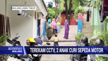 2 Anak di Malang Terekam CCTV Curi Sepeda Motor!