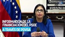 Aldama declara al juez que Delcy le dio 