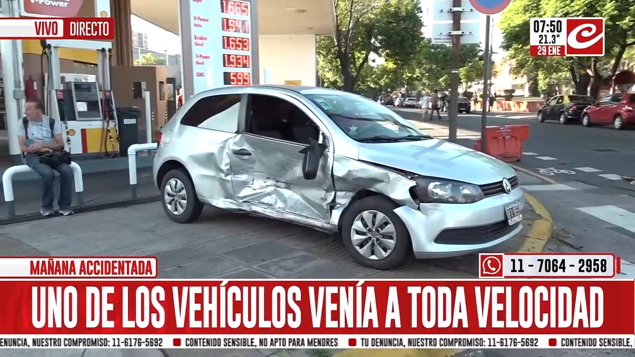 Tremendo choque en Constitución: hay varias personas heridas