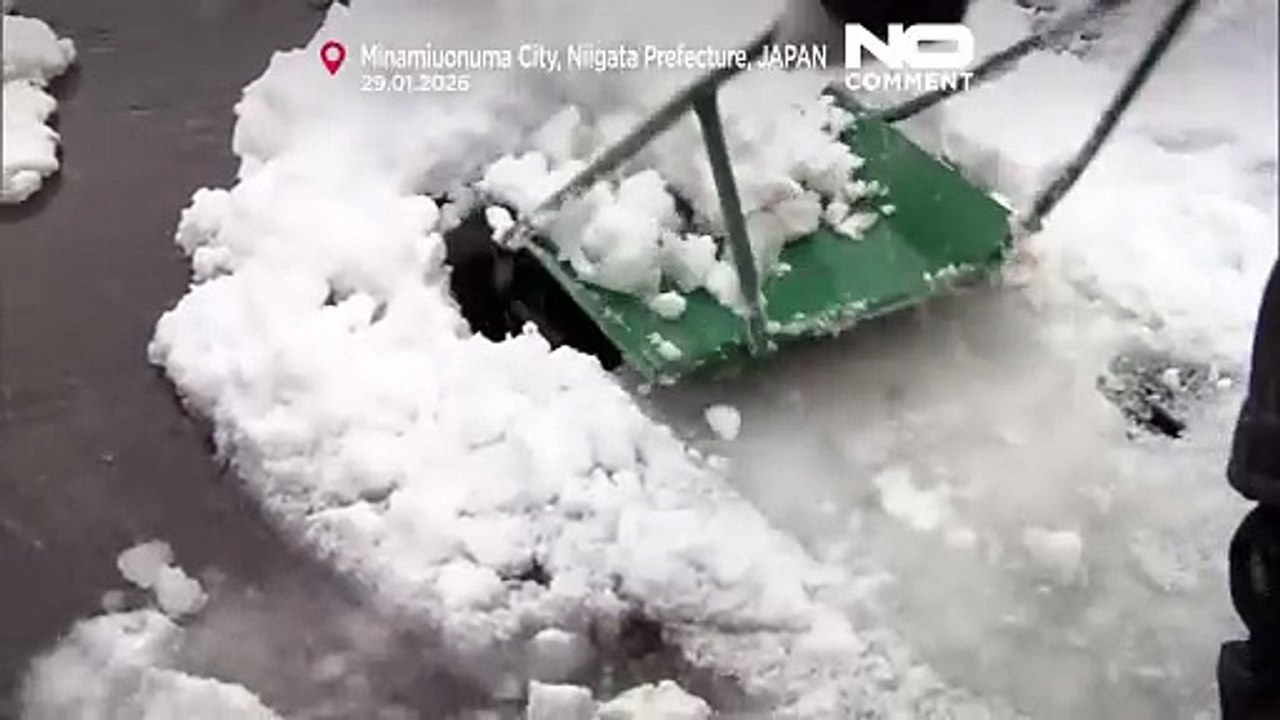 Rekordschneefall sorgt in Teilen Japans für Chaos