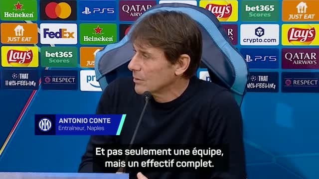 Naples - Conte : Chelsea est l’un des favoris pour remporter quelque chose d’important