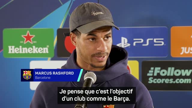 Barcelone - Rashford : "Nous voulons gagner toutes les compétitions"