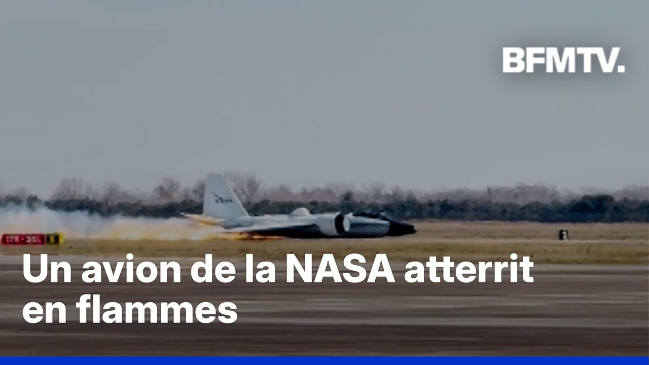 Au Texas, un avion de la NASA atterrit en flammes suite à un problème mécanique"