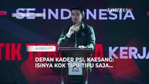 [FULL] Pidato Kaesang di Rakernas PSI, Singgung Laporan ABS hingga Optimis Jadi Partai Besar