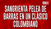 Sangrienta pelea entre barras termina con un hincha muerto a puñaladas