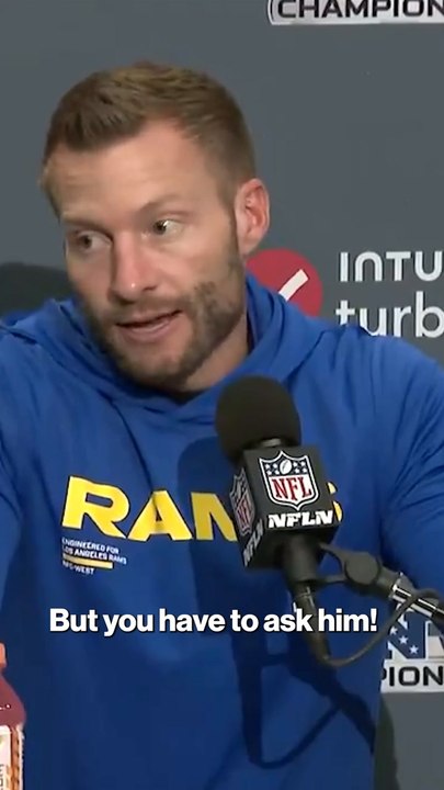 Sean McVay gets feisty with reporter over Matthew Stafford question