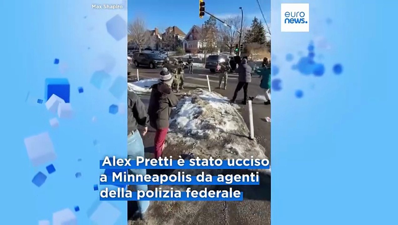 Usa: nuovo filmato mostra uno scontro tra Alex Pretti e gli agenti federali giorni prima di essere ucciso