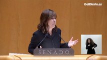 Uxue Barcos dice que le parece “nauseabundo” que la derecha exija la dimisión de Sánchez antes de conocer las conclusiones de la investigación