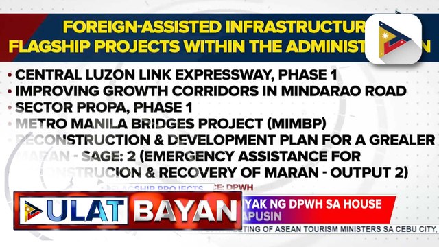 9 na flagship projects, tiniyak ng DPWH sa House Committee na kayang tapusin hanggang 2028