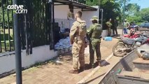 Policiais se camuflam na mata e apreendem agrotóxicos, cigarros, eletrônicos e emagrecedores em Guaíra