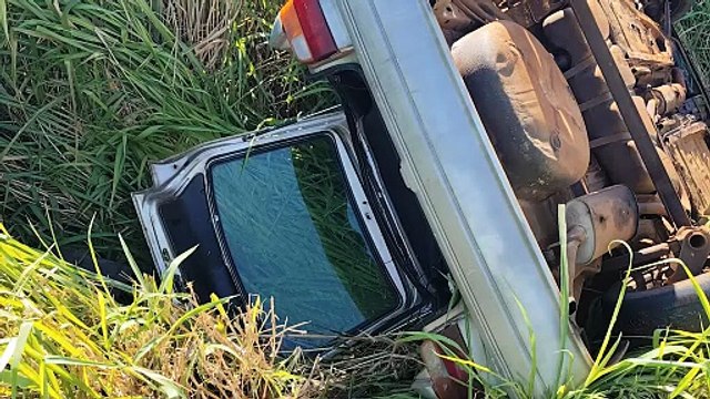 Capotamento é registrado na BR-163, nas proximidades do Contorno Oeste
