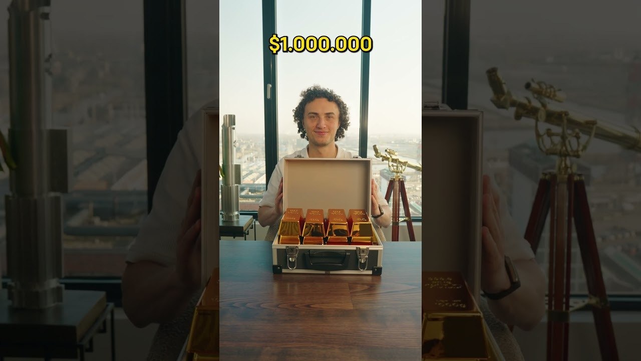 $1 vs $2,000,000 Gold! #ad