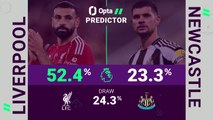 Liverpool v Newcastle - Opta Predictor