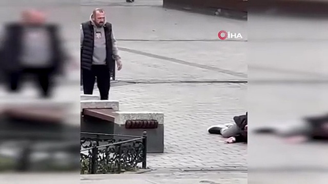 İstanbul’da dehşete düşünen görüntü! Tartıştığı kişiyi vurup başında bekledi