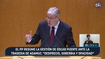 El PP resume la gestión de Óscar Puente ante la tragedia de Adamuz: 