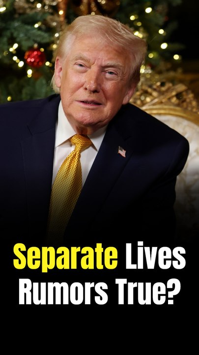 Trump Says He ‘Just Heard About’ Melania’s New Initiative Amid Separate Lives Rumors