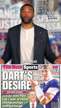 Jaxson Dart is ready to win championships with John Harbaugh | Back Page Banter